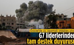 Biden’ın Gazze’de 3 aşamalı ateşkes planına G7 liderlerinden destek