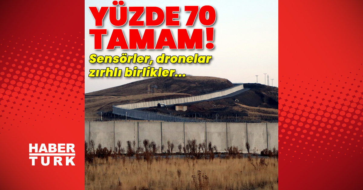 Türkiye-İran sınırında güvenlik duvarının yüzde 70’i tamamlandı