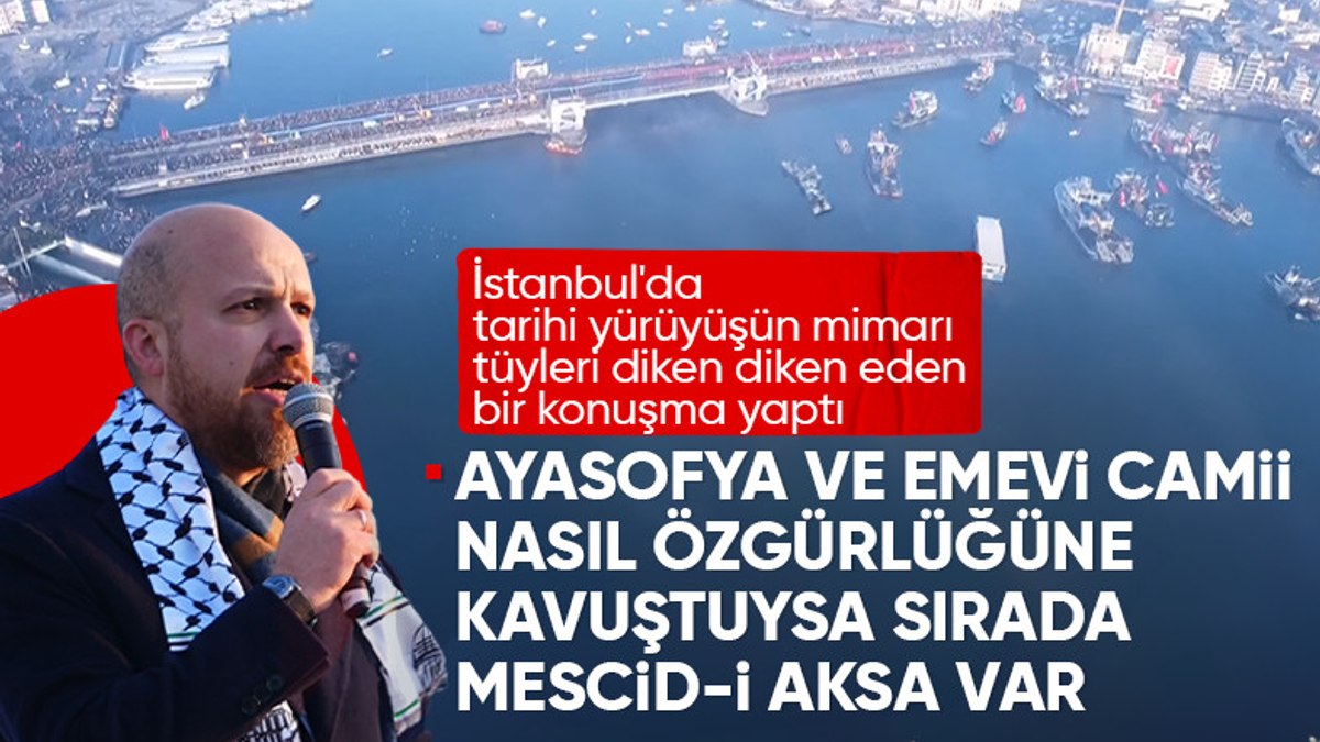 Bilal Erdoğan: Hürriyet ve adalet güneşi Mescid-i Aksa’da da doğacaktır